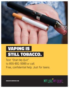 Vaping and E-cigarettes, education awareness SAFE Northern Michigan